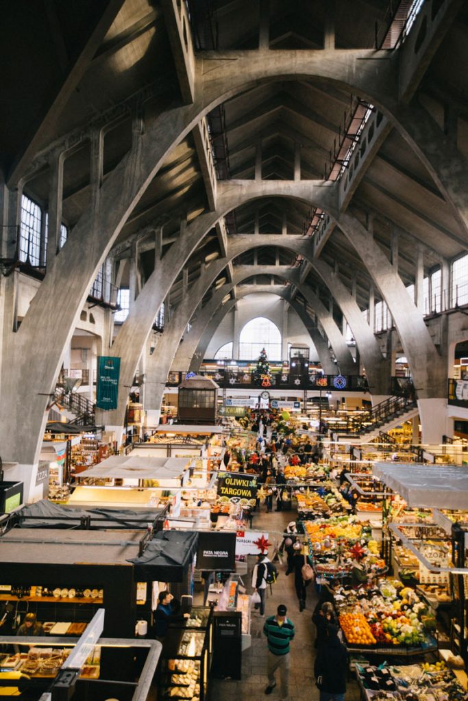 la hala Targowa un marché couvert classé en Pologne