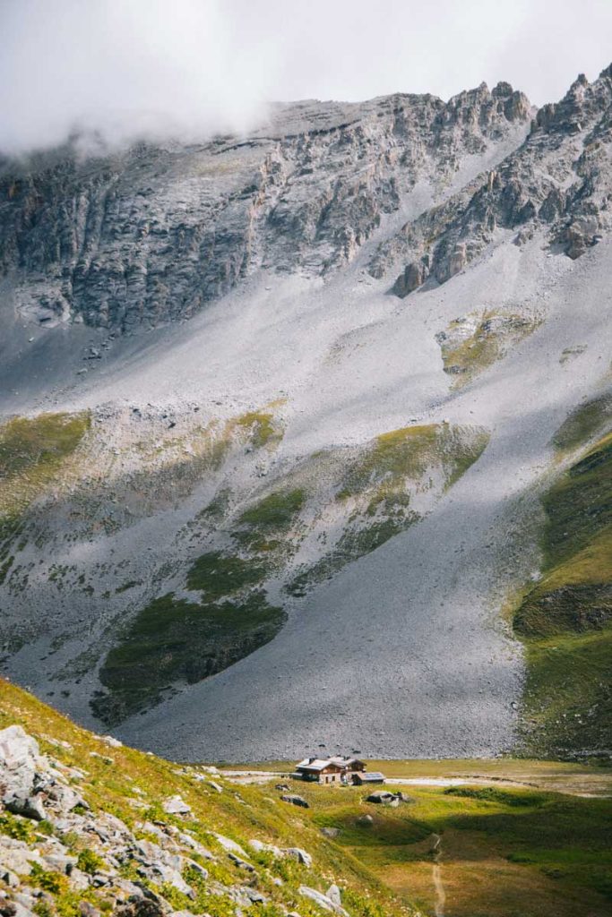 Le refuge du saut et sommet de Méribel. Crédit photo : Clara Ferrand - blog Wildroad 