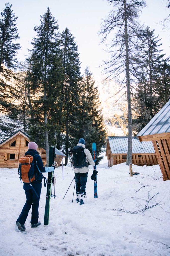Séjour ski à Champagny-le-Haut en Savoie. Crédit photo : Clara Ferrand - blog Wildroad