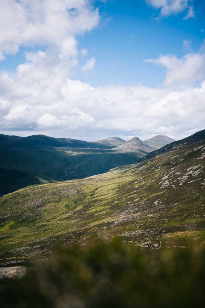 Camper dans les Mourne Mountains. crédit photo : Clara Ferrand - blog Wildroad 