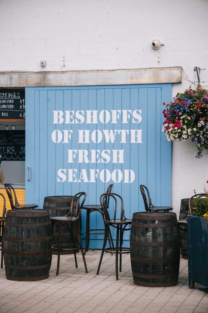 Les boutiques du Howth market au port. Crédit photo : Clara Ferrand - blog Wildroad